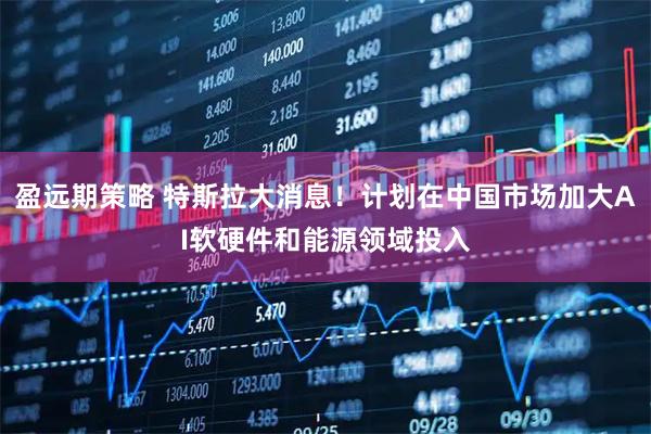 盈远期策略 特斯拉大消息！计划在中国市场加大AI软硬件和能源领域投入