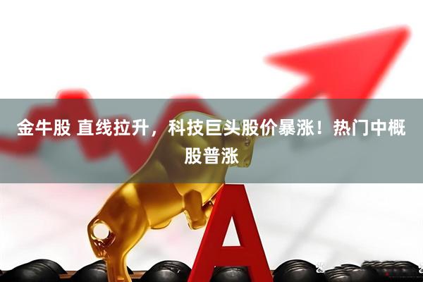 金牛股 直线拉升，科技巨头股价暴涨！热门中概股普涨